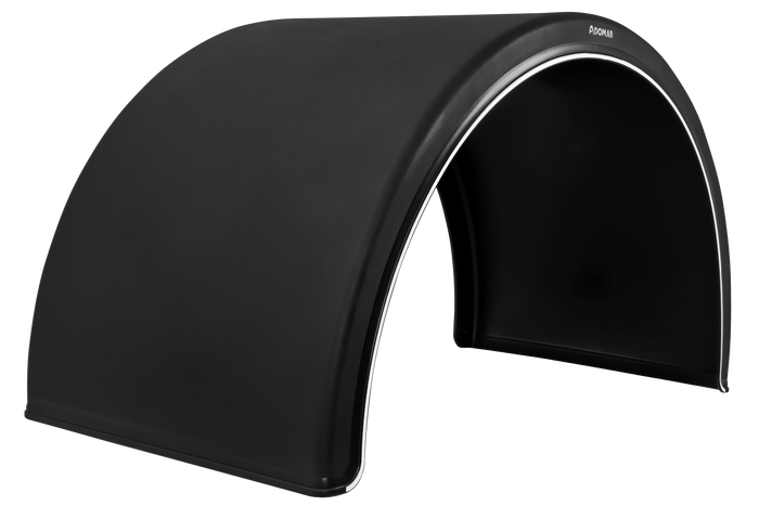 Parafango doppio per rimorchio 20-24,5" DOMAR DK1685 passaruota 1340/670mm