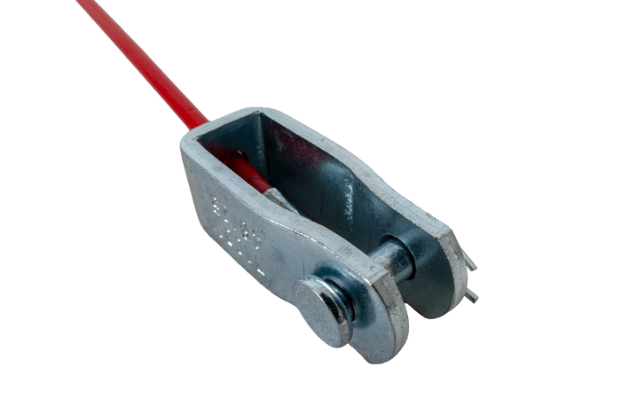 Corda di sicurezza di emergenza con sgancio rapido KNOTT con moschettone, 1200 mm