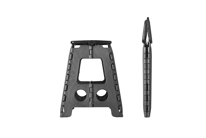 Sgabello pieghevole con piattaforma ProPlus 770826 per rimorchio, portata 120 kg.