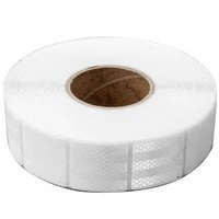NASTRO CATARIFRANGENTE 45m x 5cm NASTRO RIFLETTENTE IN SEGMENTI BIANCO DI SEGNALAZIONE
