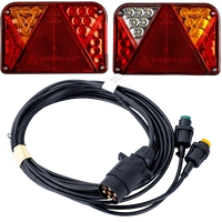 Luci posteriori a LED DOBPLAST DPT35 + cablaggio MANTES 4m 7PIN