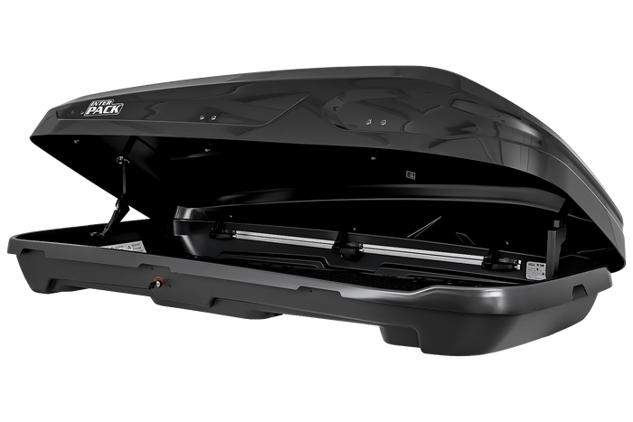 Box da tetto Inter Pack Monsun M, nero metallizzato