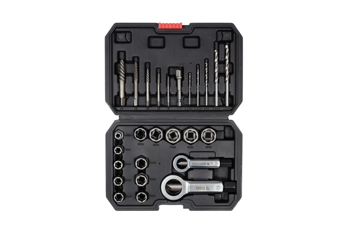 Set universale di estrattori per viti YATO YT-06037 26 pz.