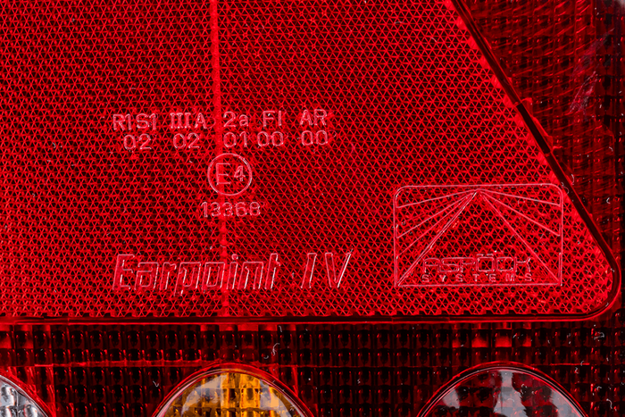 ASPÖCK Lampada posteriore Earpoint IV, 5 funzioni, destra