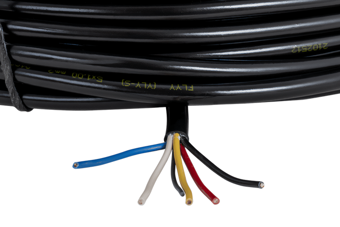 Cavo elettrico HYBSZ YLY-S 5x1 pentapolare - 1m