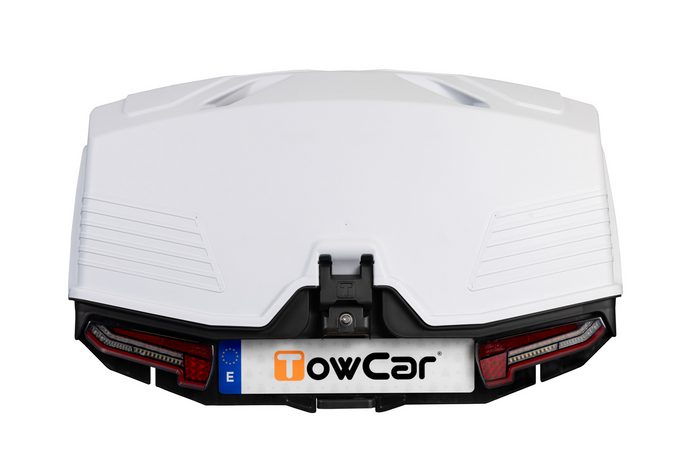 Towbox Alpha classic grey - box portabagagli da montare sul gancio di traino