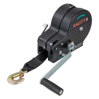 Verricello manuale per rimorchio KNOTT 6X0017.311 900kg con cinghia