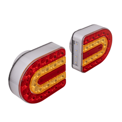 SPAREX CONNIX S.130977 Fanali posteriori a LED 4 funzioni sinistra+destra, wireless, magnetici