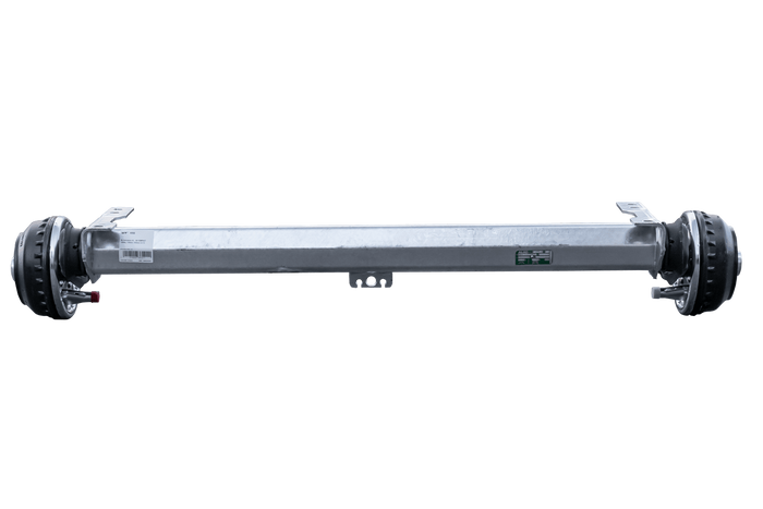 Assale frenato AL-KO COMPACT per rimorchio/carrello portattrezzi 1350kg 1100mm 1550mm 5x112