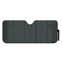 Tappetino parasole per finestrino auto LAMPA Nero opaco 72x145cm