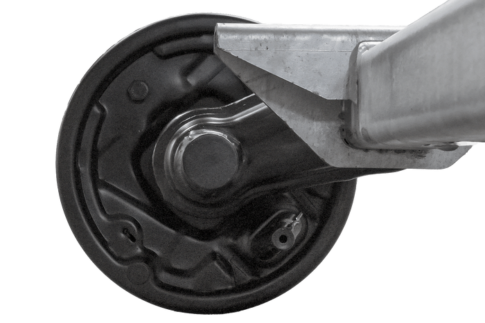 Assale frenato KNOTT VGB18MV per rimorchio/carrello portattrezzi 1800kg 1850mm 2320mm 5x112
