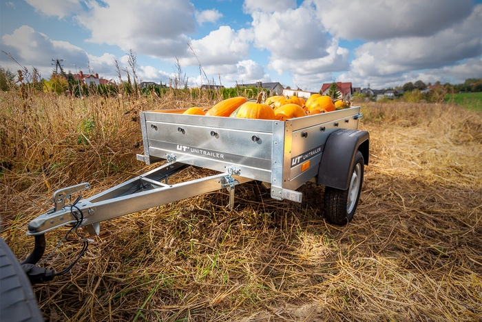 Rimorchio per auto 150x106 UNITRAILER GARDEN 150 KIPP
