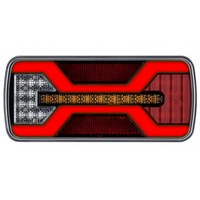 Fanale posteriore KAMAR X-SPIDER L2431 con attacco a baionetta, 5 pin e 6 funzioni, lato destro.