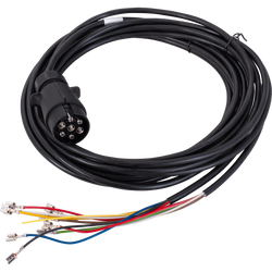 Cablaggio rimorchio per impianto elettrico MANTES 4m spina 7PIN connettori 6.3