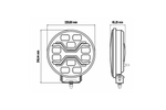 Faro da lavoro a LED con riflettore KAMAR X-SPIDER TOXIC L3440 10xLED 80W