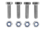 Set di 4 bulloni esagonali M8x30 e 4 dadi autobloccanti M8 MARCOPOL, classe di vite 5.8 DIN933