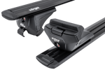 Barre portatutto Inter Pack Virgo IR 120 (G2) con binari integrati (nero)