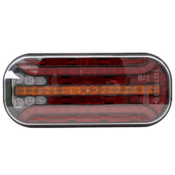 Fanale posteriore a LED FRISTOM FT-230, 6 funzioni, universale