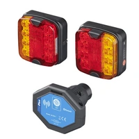 Luci posteriori a LED ProPlus a 7 pin, 4 funzioni (sinistra + destra), magnetiche, Bluetooth.