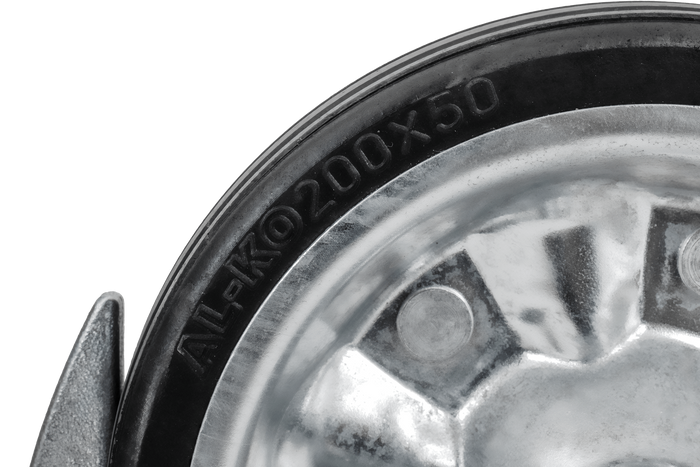 AL-KO 1863497 ruotino di appoggio automatico con maniglia 400kg 60mm 775-1010mm