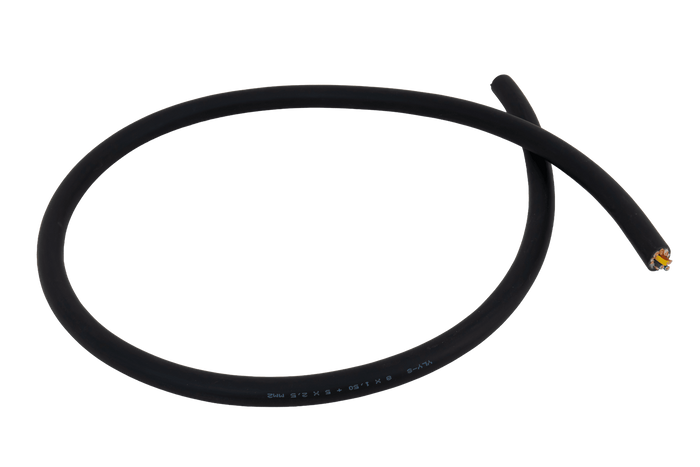 Cavo elettrico HYBSZ YLY-S 8x1,5+5x2,5 tredici conduttori - 1m