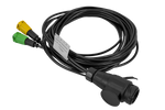 MANTES installazione elettrica, cablaggio per rimorchio barca 4,4 m, spina a 13 pin, 2 baionette a 5 pin