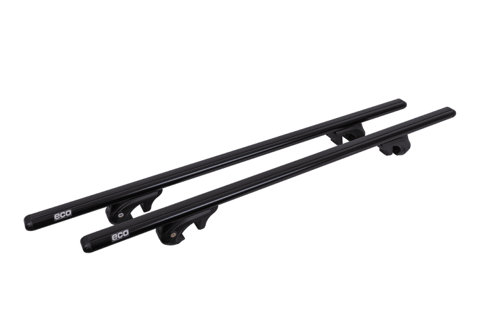 Portapacchi Eco Alubase 135 - portapacchi universale in alluminio per binari aperti