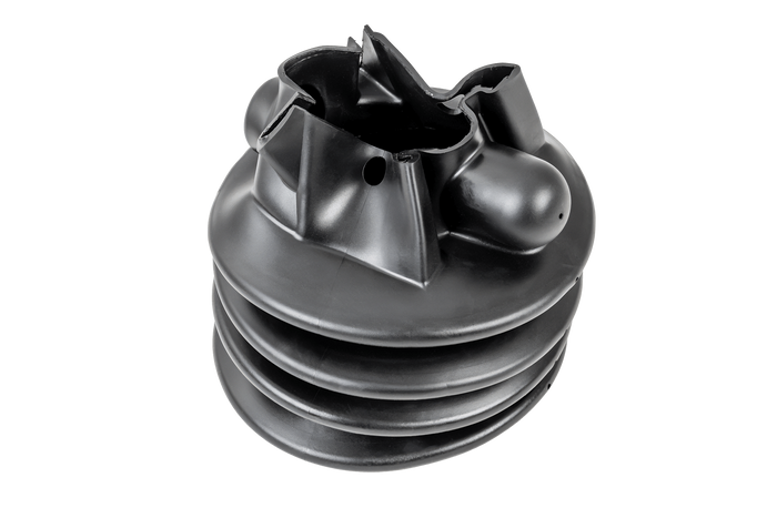 Gancio a sfera KNOTT KS30 con stabilizzatore per rimorchio da 3000 kg con timone tubolare da 50 mm