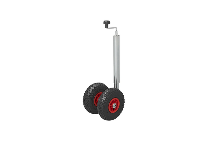 Ruota di supporto pneumatica ProPlus 341508, portata 300 kg, diametro 48 mm, altezza 660-870 mm.