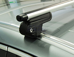Portapacchi in alluminio Mont Blanc AMC 5414-A49 per binari integrati