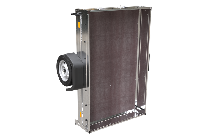 Rimorchio leggero senza freni 200x125 cm Unitrailer Garden Trailer 201 kipp