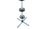 Supporto per ruote auto UNITRAILER, gancio per 4 ruote/cerchi 100 kg