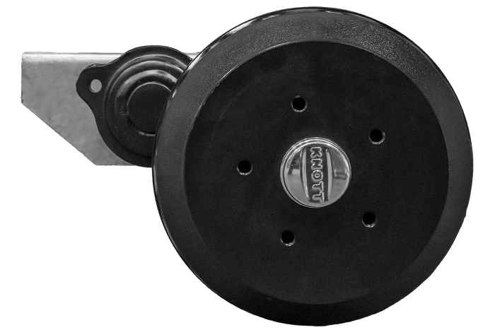 Assale frenato KNOTT VGB18MV per rimorchio/carrello portattrezzi 1800kg 1300mm 1800mm 5x112