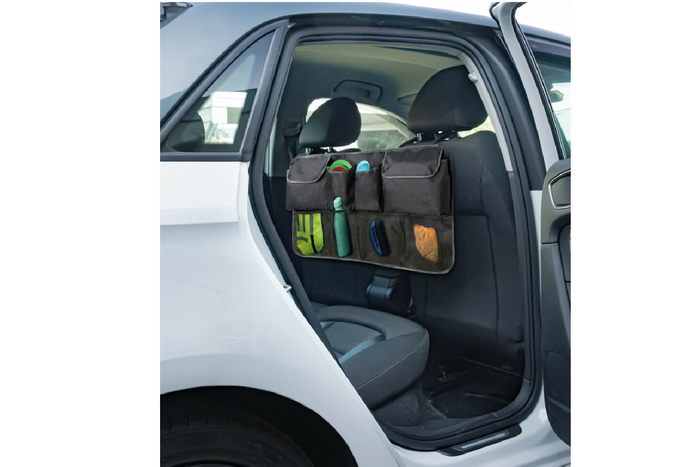 Organizer per auto LAMP Multi-Pocket DeLuxe per bagagliaio, schienale sedile 88x46cm