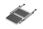 ProPlus 360823V01 Scaletta pieghevole da campeggio a due gradini, portata massima 150 kg