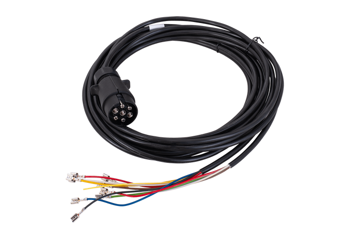 Cablaggio rimorchio per impianto elettrico MANTES 4m spina 7PIN connettori 6.3