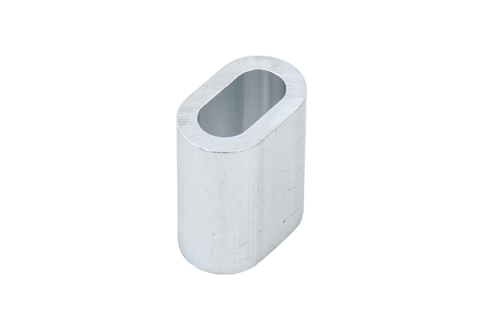 Connettore in alluminio per corde DROMET ZLA.5, manicotto per corde da 5 mm