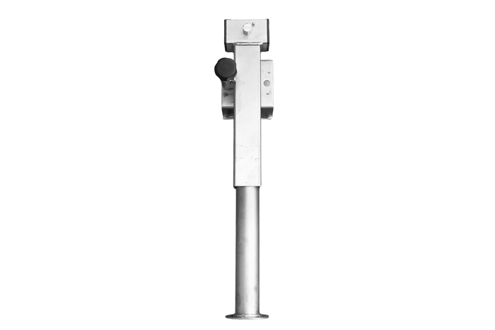 UNITRAILER D-110.000.049 supporto a manovella estensibile per rimorchio pianale da 1300 kg 410-645 mm