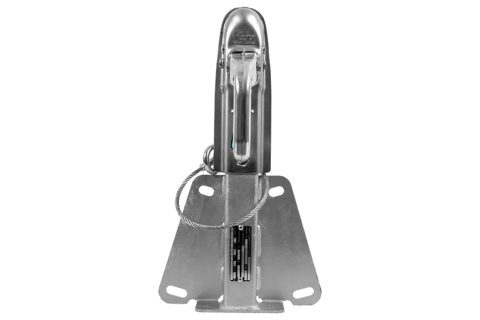Gancio di traino KNOTT K7.5-H+KZE7.5 con supporto e cavo per rimorchio da 750 kg con timone a V.