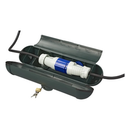 Alloggiamento per prolunga con lucchetto ProPlus 420356, scomparto di sicurezza per spina CEE