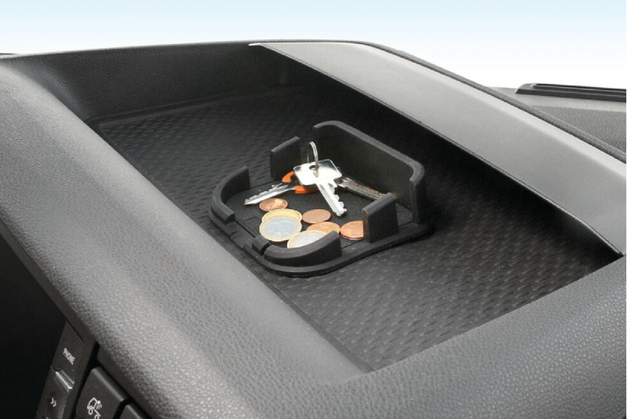 Tappetino per telefono LAMP Phone-Mat organizer in silicone/supporto per auto 110x110mm