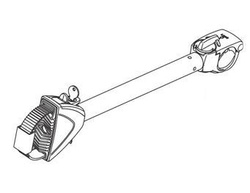 Staffa corta 022638 Atera Strada Evo 2/Evo 3/Vario 2/Vario 3