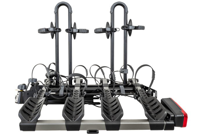 Portabici da gancio traino Inter Pack New Spider 4 per 4 biciclette