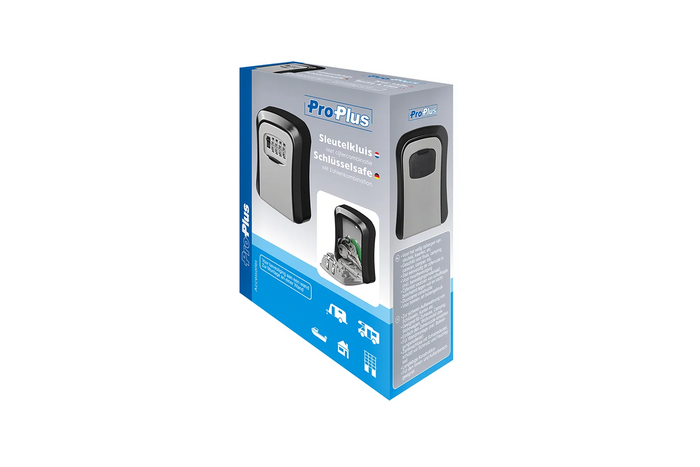 Cassetta di sicurezza per chiavi con serratura a combinazione ProPlus 540254, armadietto per esterni con codice.