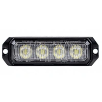 Lampada di segnalazione a LED KAMAR LW0025-ALR-1, luce lampeggiante arancione.