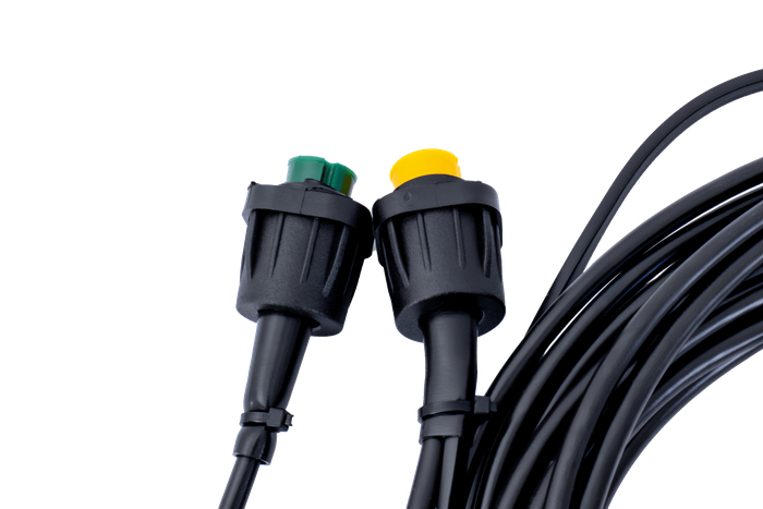 Cablaggio rimorchio impianto elettrico MANTES 4,5 m SPINA 7PIN BAIONETTA 2x5PIN