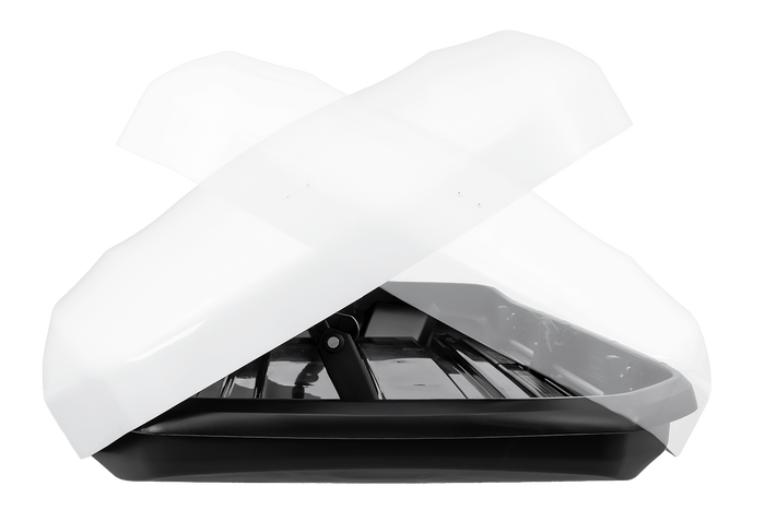 Box da tetto Inter Pack Skugga L 660, bianco lucido