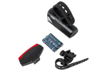 Set di luci per bicicletta a batteria PROFEX 92618 Super Vision (anteriore e posteriore)