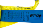 Cinghia di sollevamento HEFFA da 5 m/90 mm/3 t con anelli