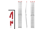 ProPlus 390096 rampa pieghevole per rimorchio 220 cm 340 kg